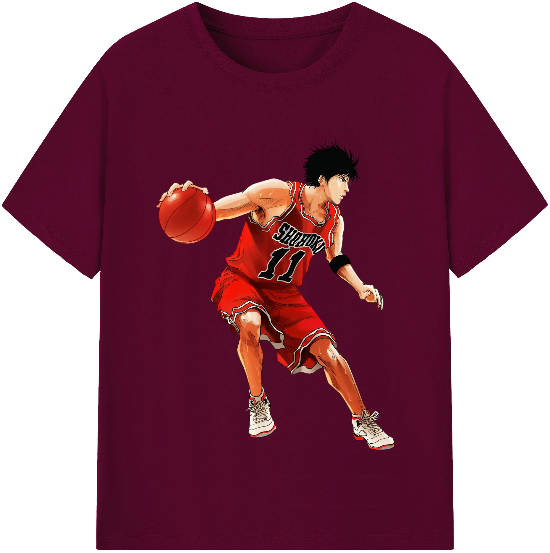 （画像用） SLAM DUNK／スラムダンク レディースカジュアルプリントTシャツ（綿100％）